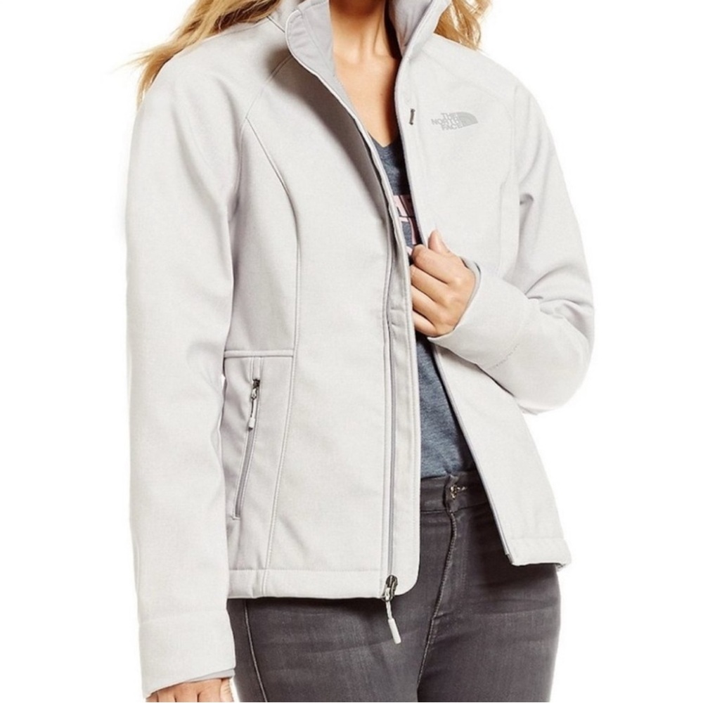 The North Face Apex Soft Shell Jacket Warm Lined Vintage Y2K Ivory Small Coat